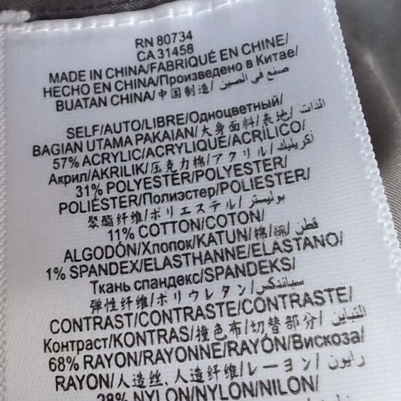 BCBG maxazria assymetric grey blazer open front size s statement collar - Picture 3 of 8